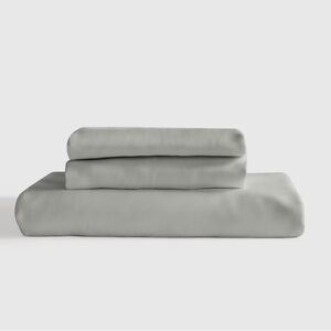 QUINCE Bamboo Fitted Sheet Set Queen Eucalyptus 5210